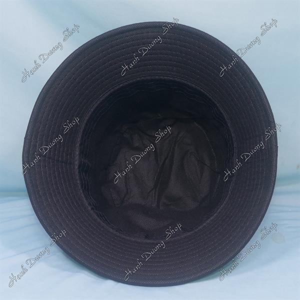 Nón tai bèo mũ bucket vành nhỏ thêu chữ Lái Xe Vì Đam Mê - Đen Lái Xe Vì Đam Mê