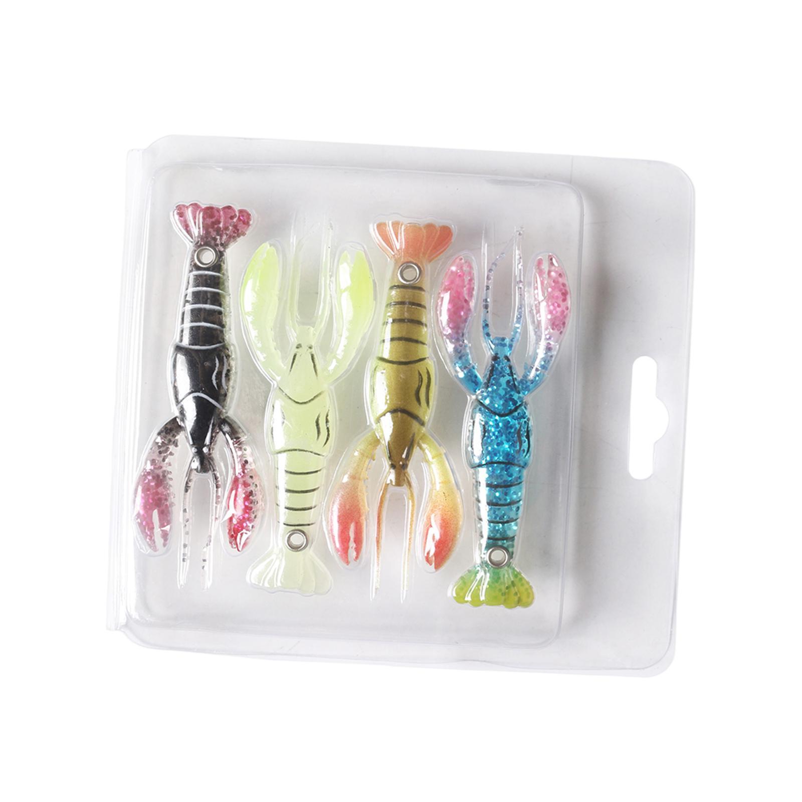 4Pcs Fishing Lures Set Squid Lures Outdoor Octopus  for Salmon Saltwater