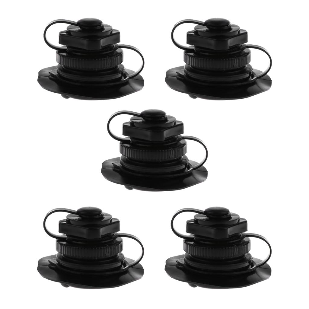 5 Pieces Durable Screw Air Plug Cap for Inflatable Boat Raft Kayak Airbed