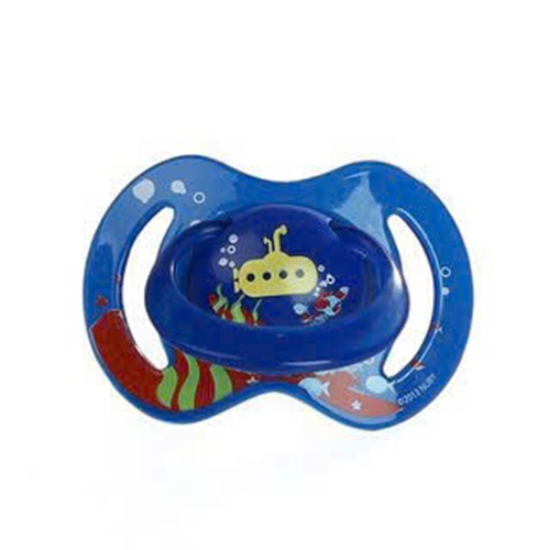 [ 5795-Nuby ] Ty ngậm chỉnh nha Classic Oval ( 6-12m ), có nắp đậy