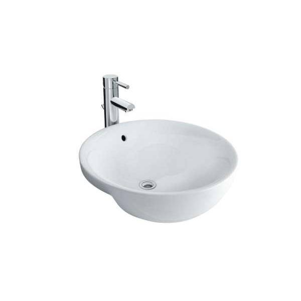 Chậu rửa mặt lavabo Inax L-333V .Men chống bám bẩn, kháng khuẩn ,dễ lau chùi- Vật liệu xây dựng Big H