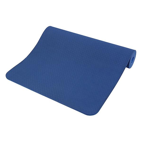 Thảm Yoga Tpe Rl Eco 6Mm 2 Lớp Màu Xanh Dương Tặng Kèm Túi - Giao Hàng Toàn Quốc