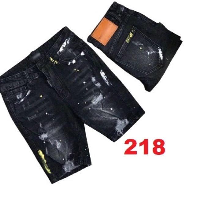 Quần short jean chất bò co giãn- quần lửng nam nhiều mẫu thời trang TINA ms218