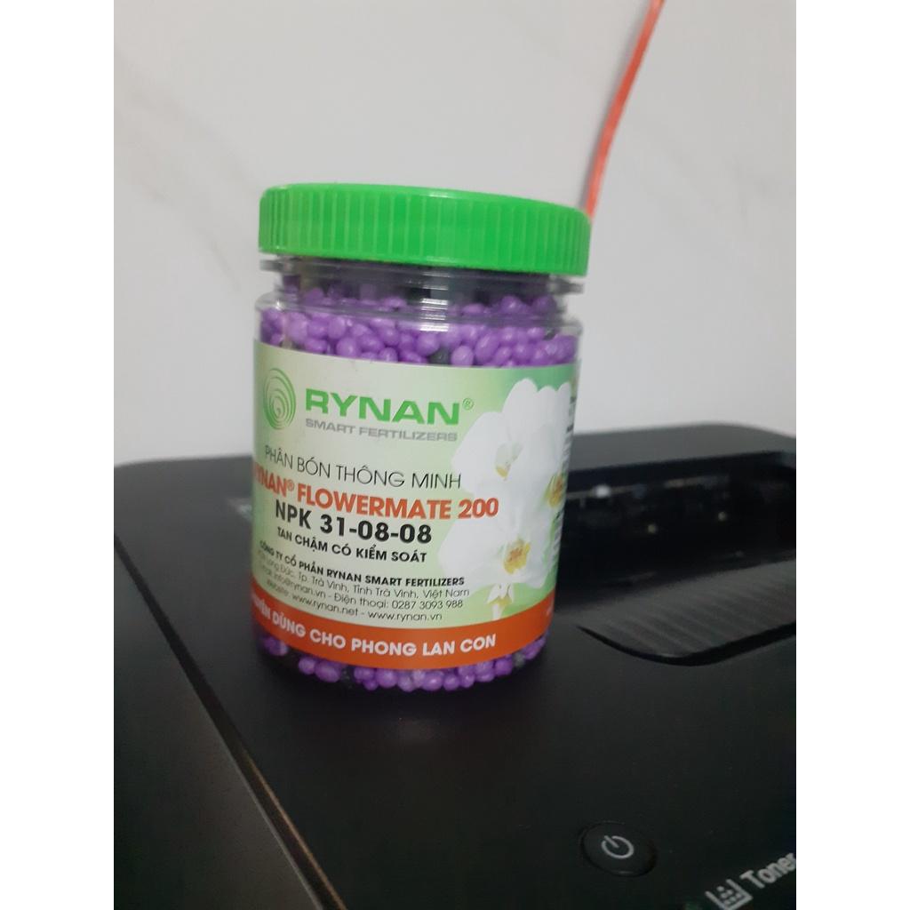 Phân bón hoa lan (phân thông minh npk rynan 200 tím