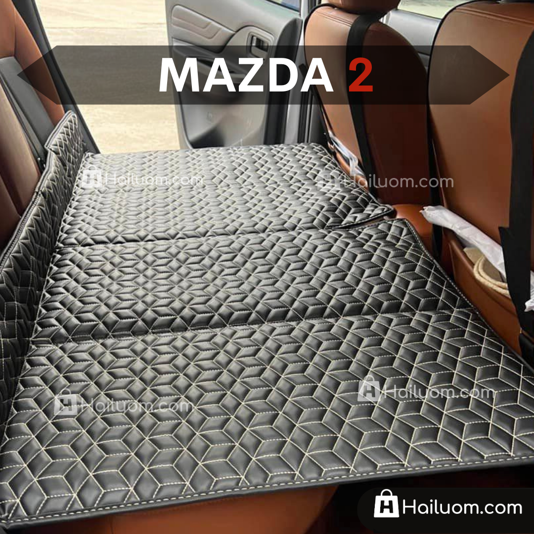 Đệm Nằm ô tô MAZDA 2 - Thiết kế 4 Khay Dọc Trợ Lực - Đệm không bơm như đệm hơi ô tô