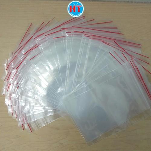 Túi zip chỉ đỏ, ziper viền đỏ 0,5kg