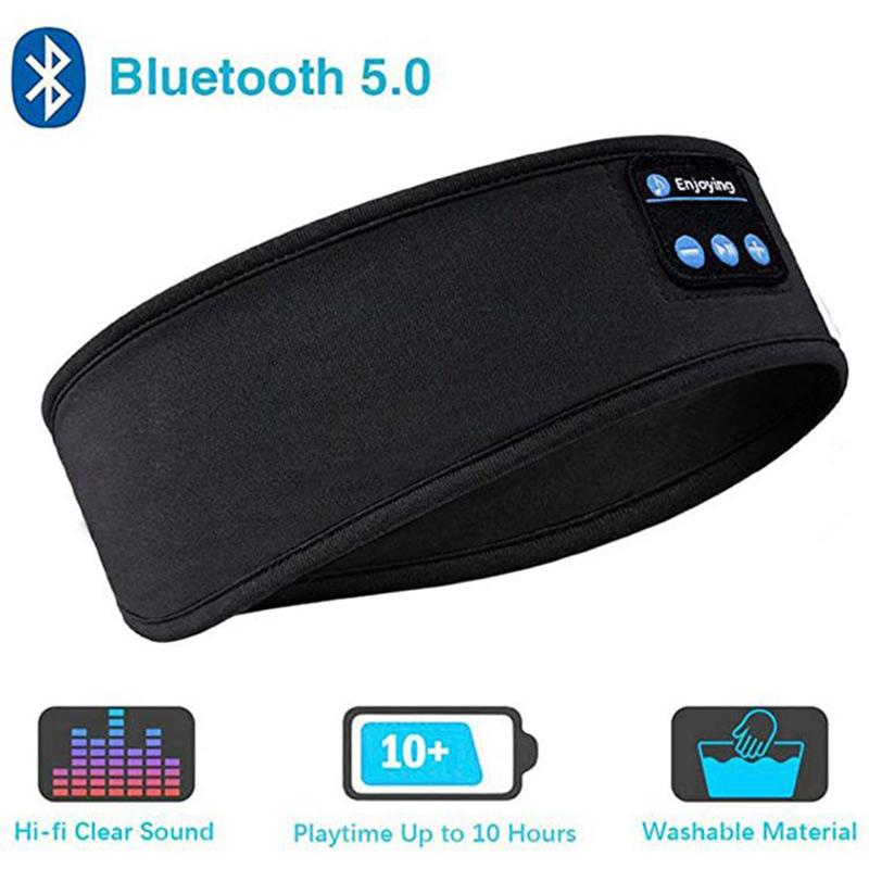 Không Dây Bluetooth Tai Nghe 5.0 Mặt Nạ Ngủ Băng Buộc Đầu Thể Thao Mềm Tai Nghe Ngủ Tai Nghe Cho Listenting Âm Nhạc Cho Trang Sức Giọt