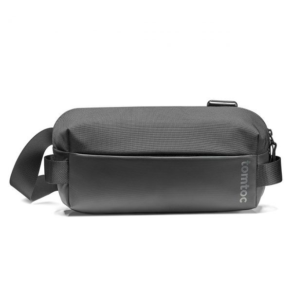 TÚI ĐEO CHÉO TOMTOC LIGHTWEIGHT CODURA SLING BAG BLACK