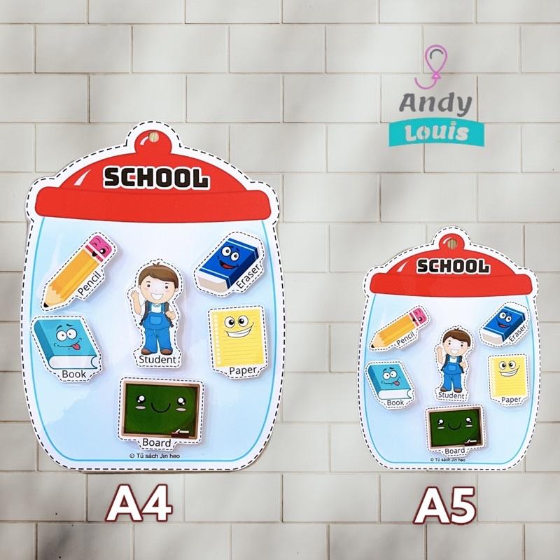 Bình sữa 12 chủ đề, Busy Board, A4, A5