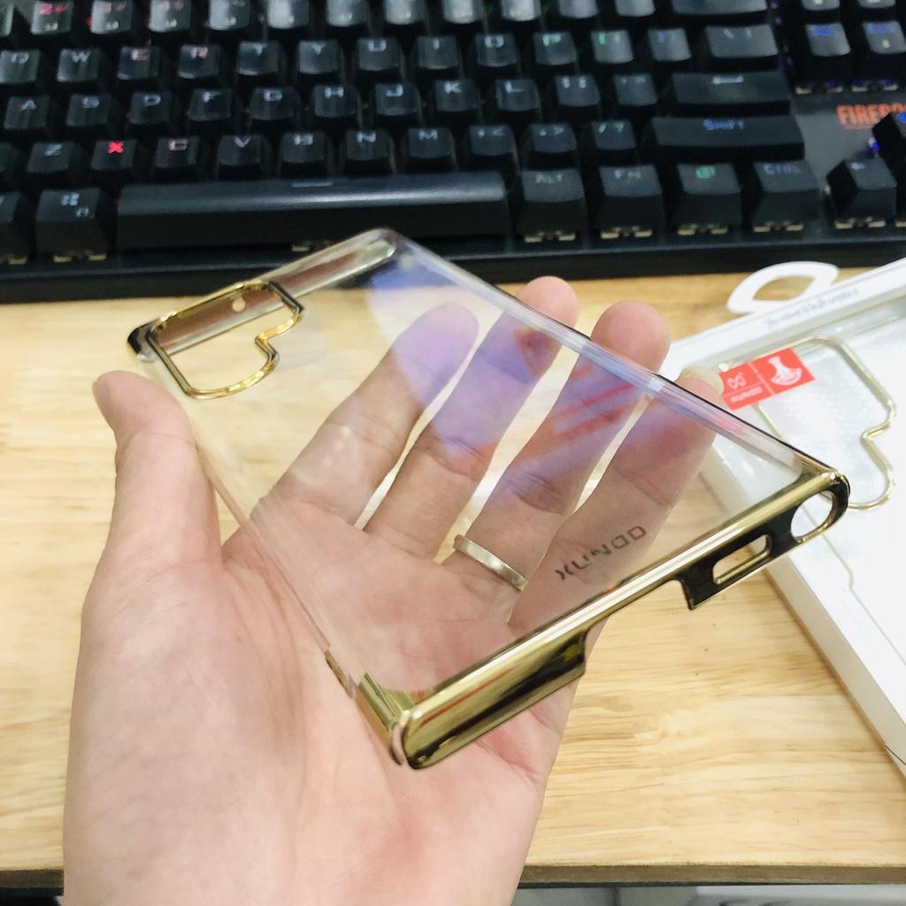 Ốp lưng dành cho SamSung Galaxy S22 Ultra chính hãng XUNDD trong suốt viền xi, không ố vàng- Hàng nhập khẩu