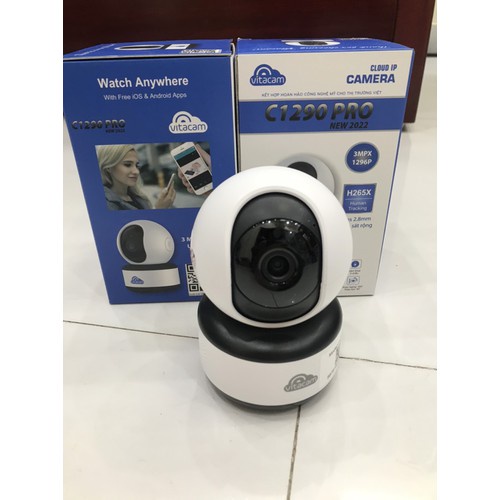 Camera IP Wifi Vitacam C1290 Pro 3.0Mp Ultra HD - HÀNG CHÍNH HÃNG