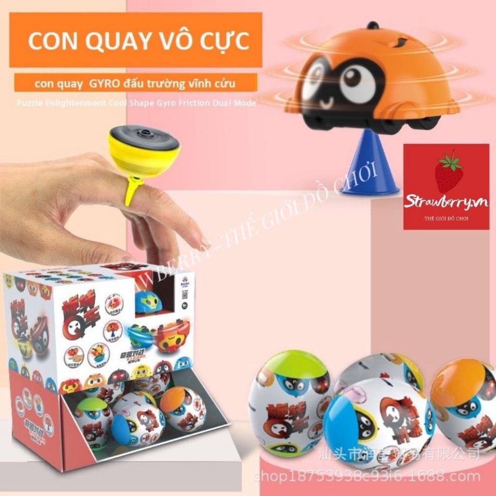 Đồ chơi trẻ em con quay Gyro, con quay vô cực hồi chuyển