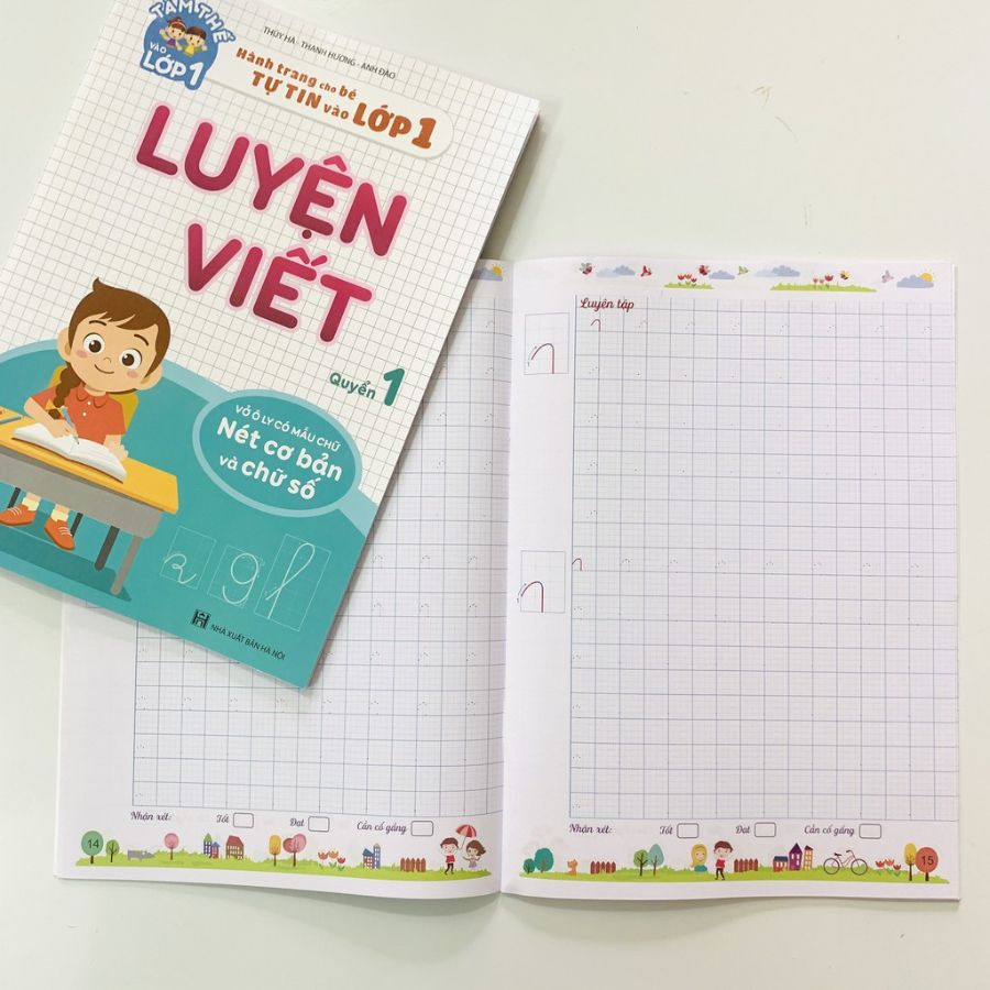 Sách Luyện viết quyển 1 - Hành trang cho bé tự tin vào lớp 1