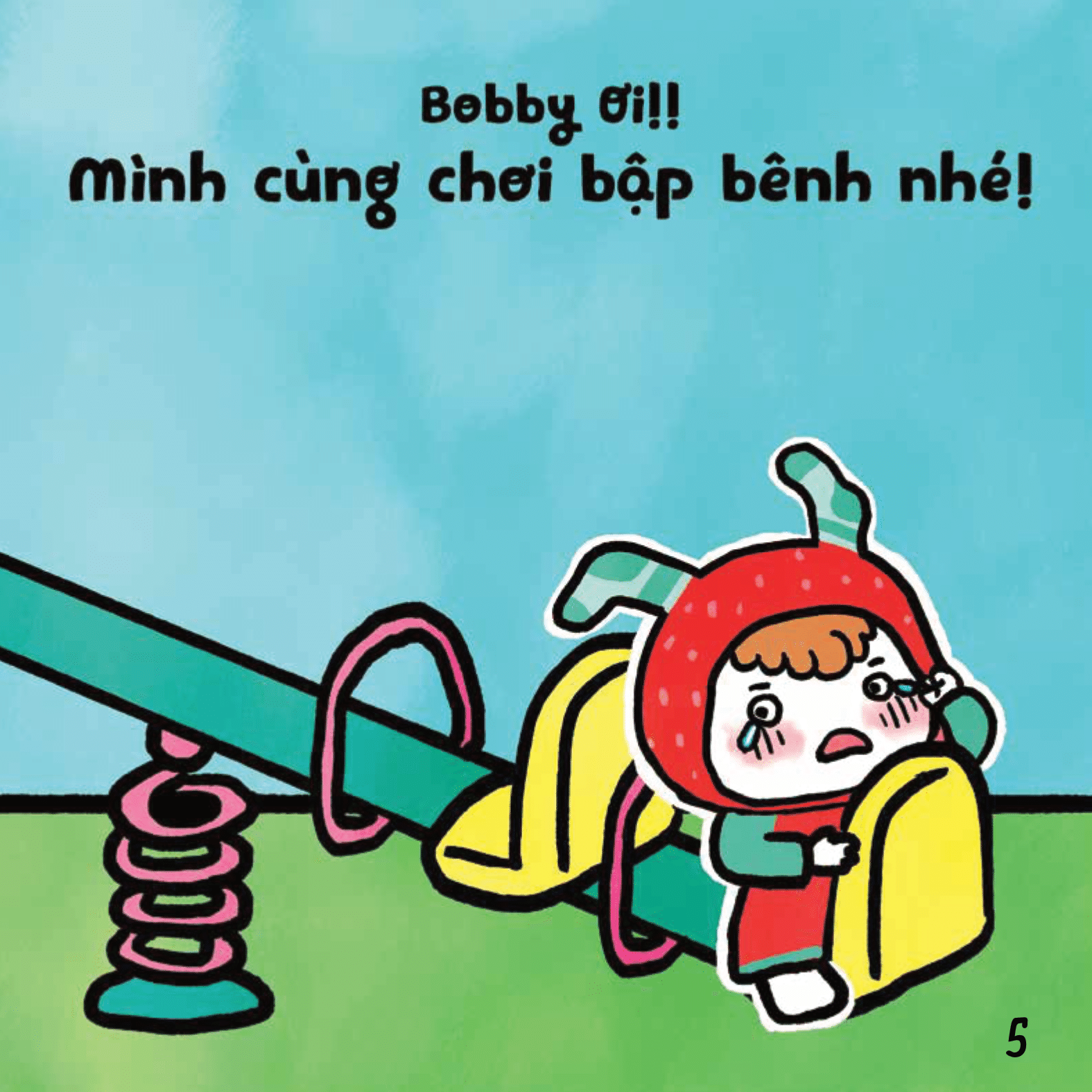 Ehon Em Bé Hạnh Phúc - Bé Vui Bé Khỏe: Chơi Bập Bênh