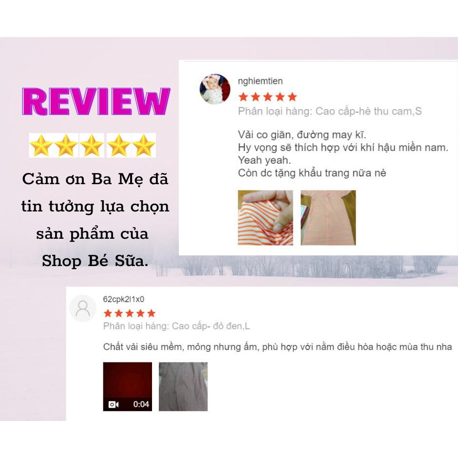 Túi Ngủ Cho Bé Cao Cấp Có Ống Tay Tháo Rời - Bé từ 3 Tháng Đến 5 Tuổi -Nhộng Chũn Hè Thu Đông Mã TNHT01