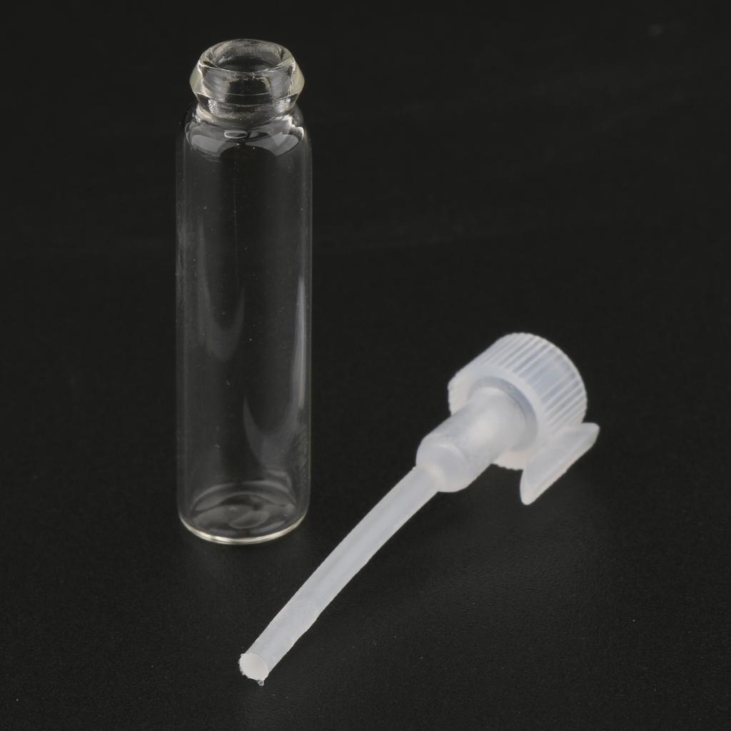 30X Liquid Glass Bottle Empty Perfume Essential Oil Vials