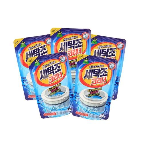 Combo 5 Gói Bột Tẩy Vệ Sinh Lồng Máy Giặt 450G Hàn Quốc Cao Cấp - Hàng Chất Lượng
