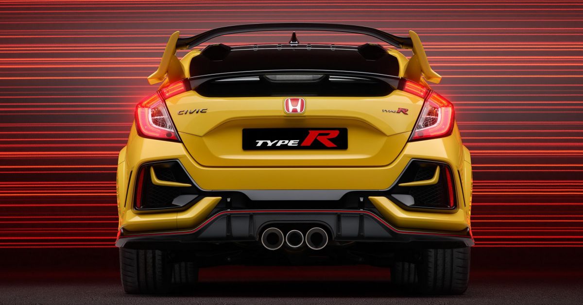 Tem chữ logo Type R dán trang trí xe ô tô