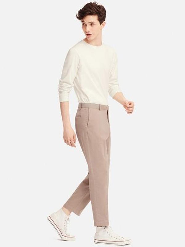 Quần Kaki Nam EZY COTTON RELAXED FIT ANKLE PANTS - SIZE 29-30-31-32-33-34