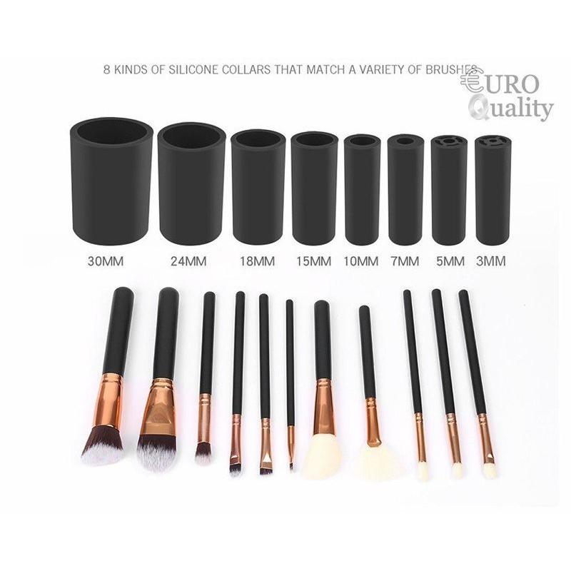 Máy rửa cọ trang điểm Makeup Brush Cleaner  (Màu Trắng) - Euro Quality