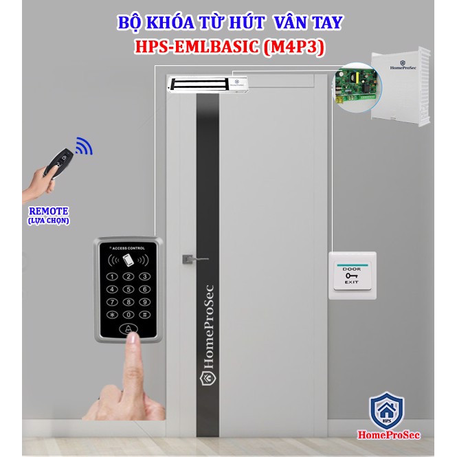 Bộ Khóa Từ Hút Thông Minh HomeProSec HPS- EMLBASIC ( M4P3)