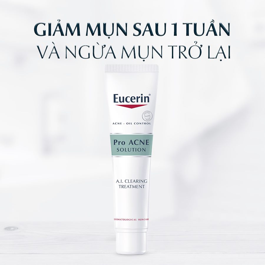 Tinh chất giảm mụn, mờ vết thâm Eucerin ProAcne A.I Clearing Treatment 40ml (Nhập khẩu)
