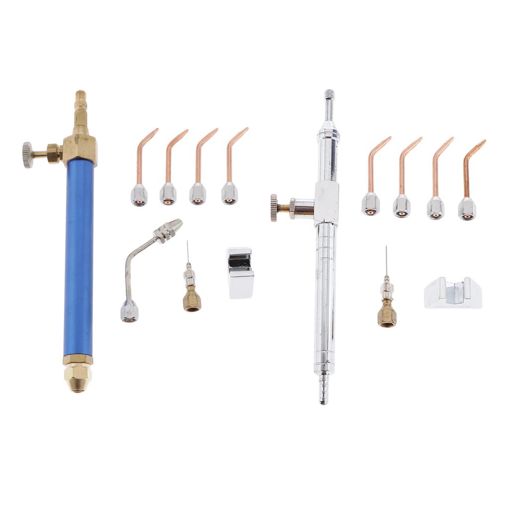 Gas Welding Torch Oxyhydrogen Jewelry Making Soldering Gun 4 Tip