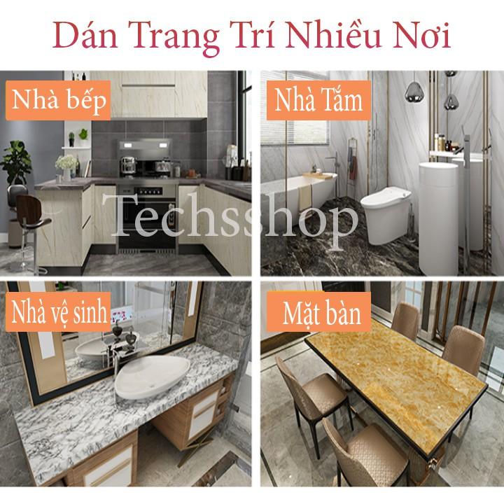 Giấy Dán Tường Vân Đá Trang Trí Cho Nhà Bếp, Nhà Tắm Kích Thước Khổ 3mx60cm