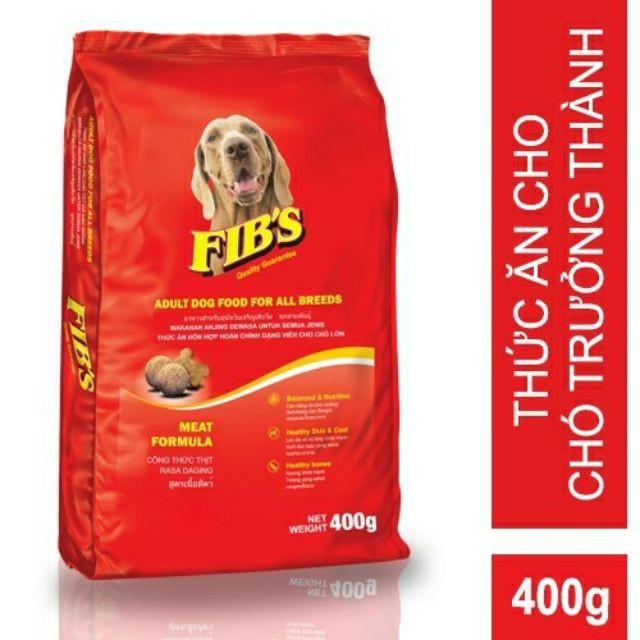 Thức ăn hạt khô cho chó lớn trưởng thành FIB'S 400g