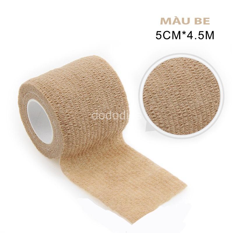 Băng Keo Thể Thao Tự Dính Đá Bóng Cuốn Cổ Chân Cổ Tay Cao Su Non Vải Chống Chấn Thương - Hàng chính dododios