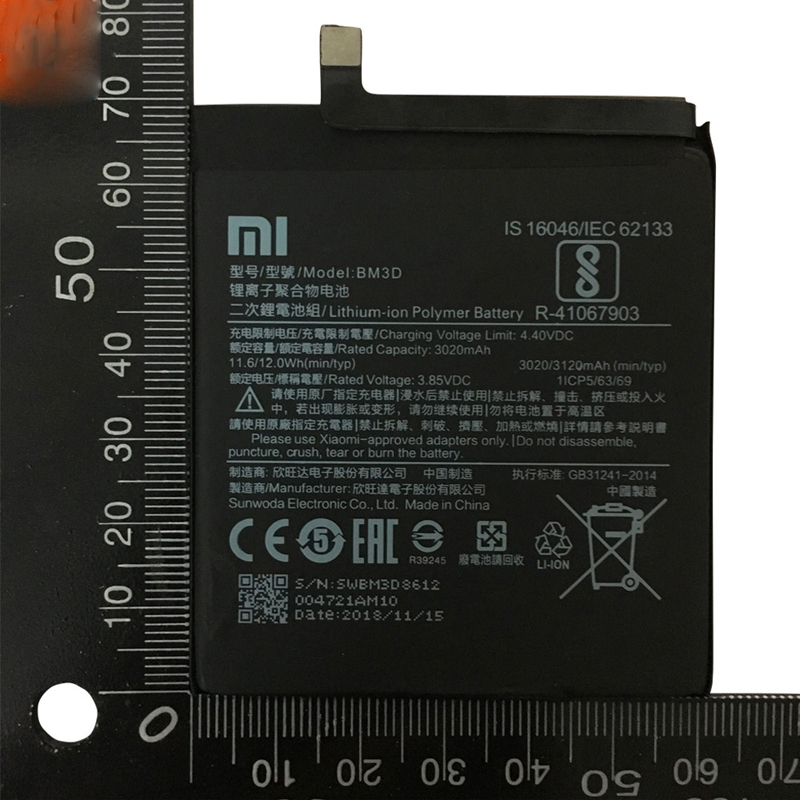 Pin dành cho điện thoại xiaomi mi8 se bm3d dung lượng 3120 mah