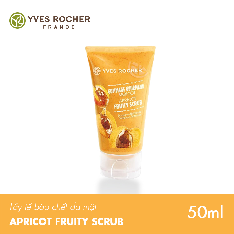 Tẩy Tế Bào Chết Cho Mặt Yves Rocher Apricot Fruity Scrub 50ml