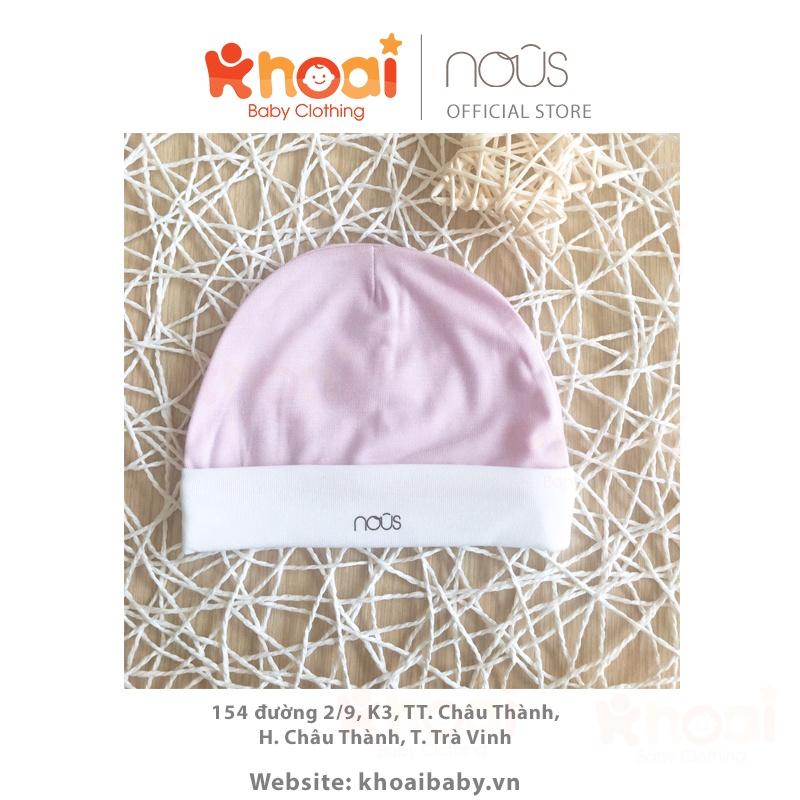 Phụ kiện Nous - Mũ sơ sinh cho bé - Chất liệu Nu Petit 95% cotton thiên nhiên