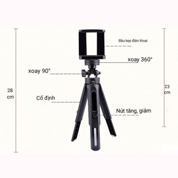 Kẹp điện thoại SSR 3 chân Tripod Support MT01 - Chụp Hình - Livestream (PD2331)