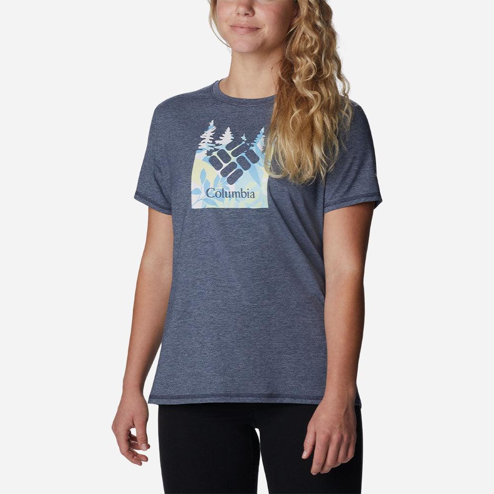Áo thun ngắn tay thể thao nữ Columbia Sun Trek Graphic - 1931752472