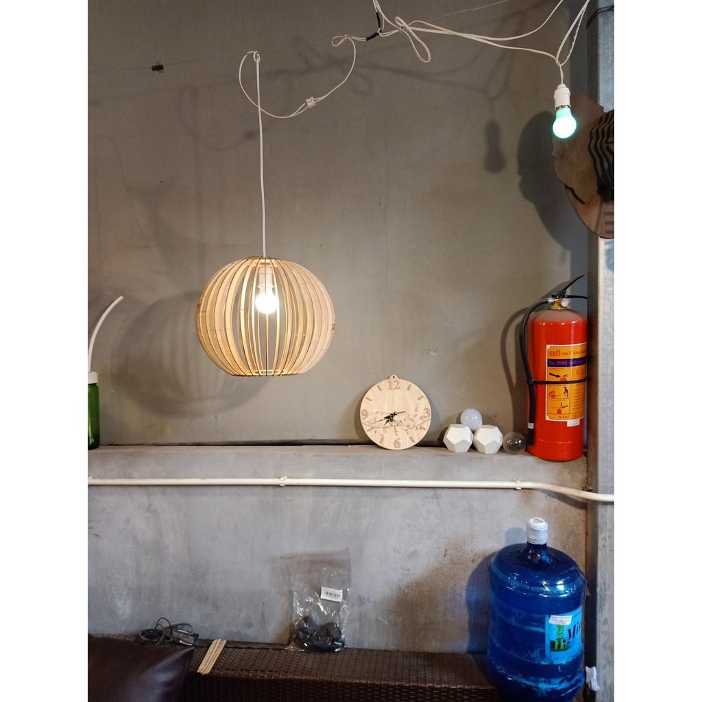 Đèn Gỗ DIY 094 đèn trang trí thả trần