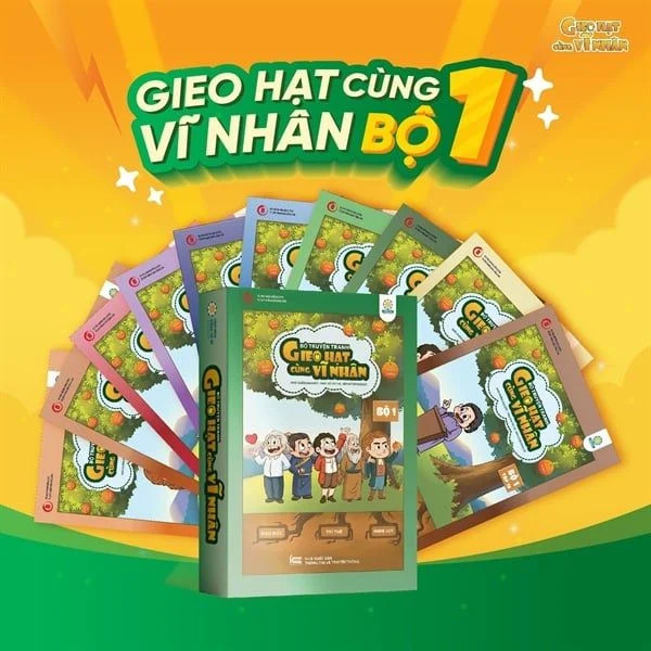 Gieo Hạt Cùng Vĩ Nhân - Phiên bản mới nhất 2024 - (Bộ 10 cuốn)