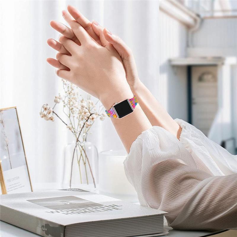 Nhựa Dây Đeo Thanh Mảnh Cho Dây Đồng Hồ 45/44Mm 42Mm 38/40/41 Thông Minh Correa Đeo Tay Dây watchbands Iwatch Series 7 6 5 4 Se Dây Đeo