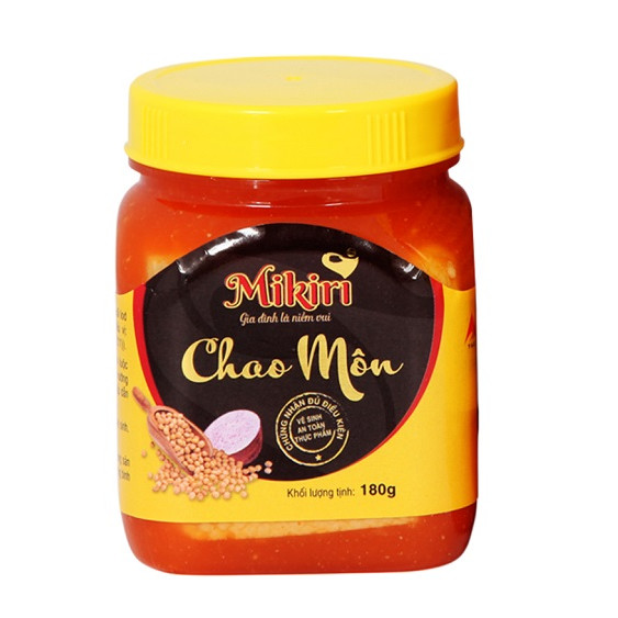 Chao Môn Mikiri 180g (1 Lốc 6 hủ )