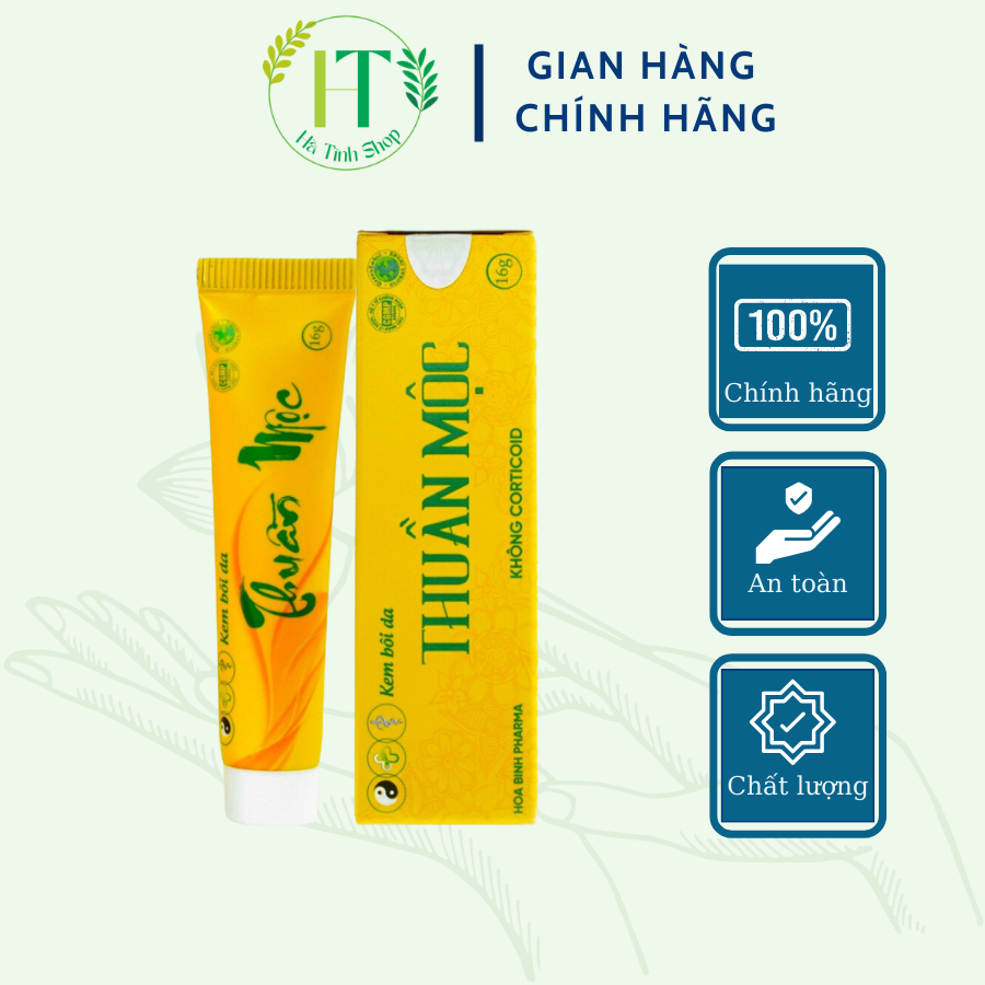 Combo 5 tuýp kem bôi da thuần mộc trị hăm chàm sữa mụn nhọt Thanh Mộc Hương 16g