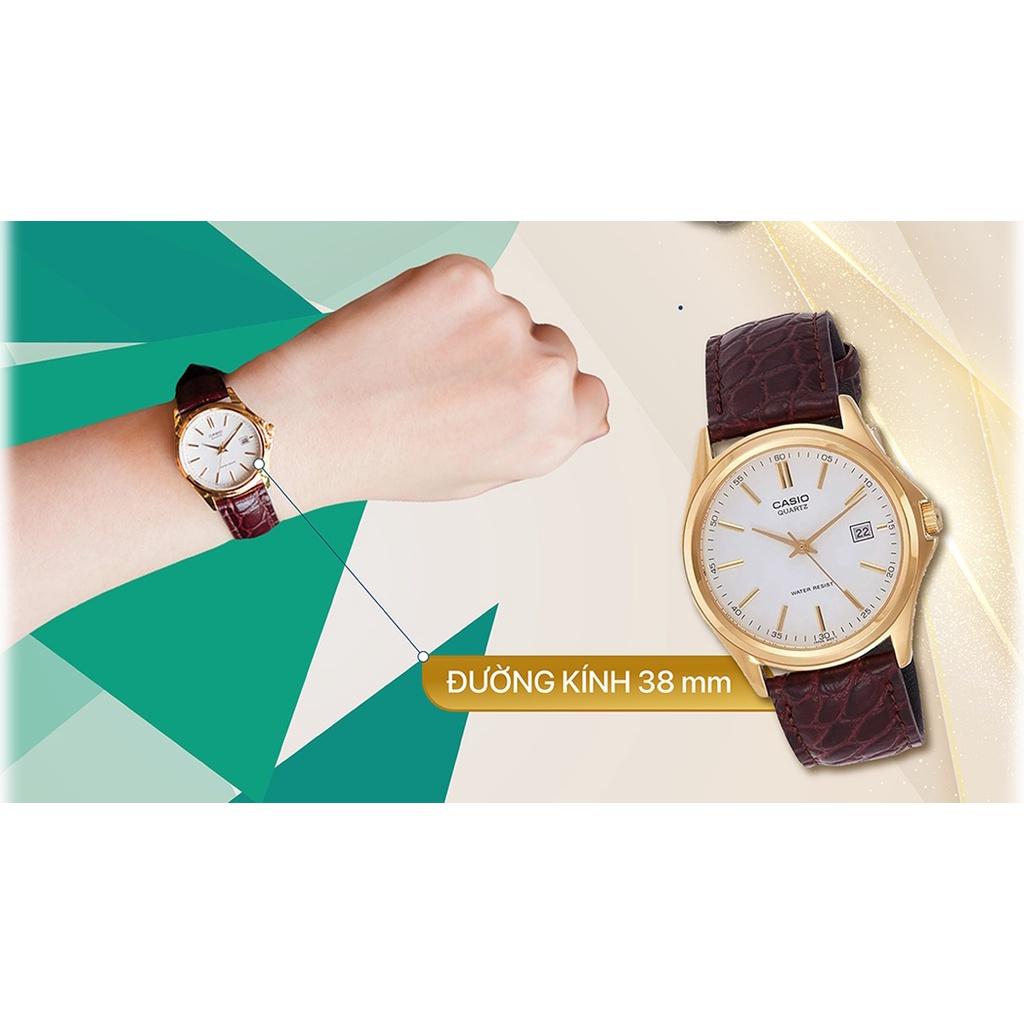 Đồng hồ Casio nam dây da MTP-1183Q-7ADF chính hãng
