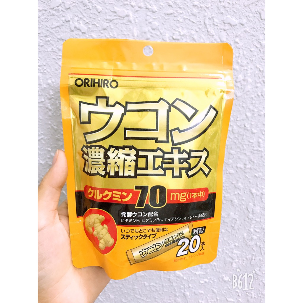 Bột nghệ giải độc gan, chống say Orihiro Nhật Bản