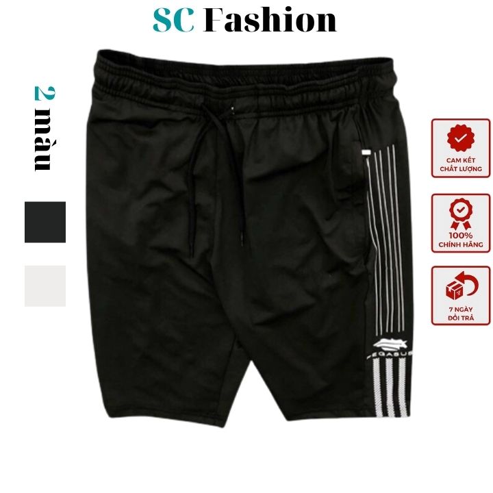 Quần short nam thể thao cao cấp, chất thun mềm mịn , thấm hút mồ hôi QSC0045