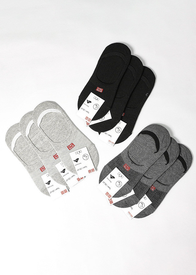 COMBO 03 ĐÔI Tất Vớ Lười Nam giấu Gót Sợi Cotton Tre Thoáng Khí Ngăn Mùi