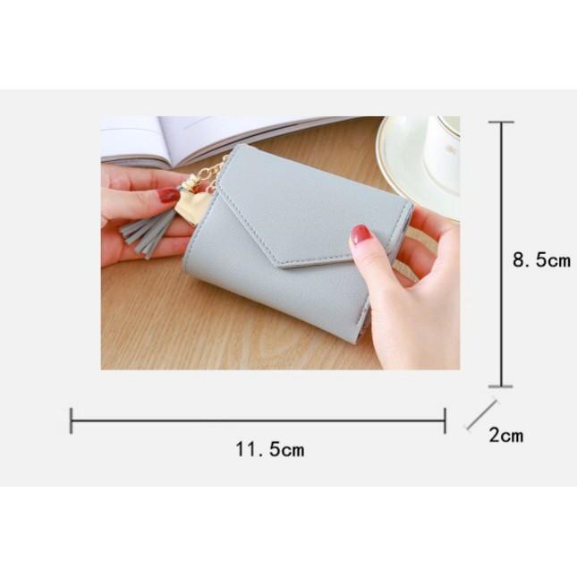 Ví nữ Ví cầm tay nữ mini cao cấp ngắn cute nhỏ gọn bỏ túi thời trang giá rẻ V091111