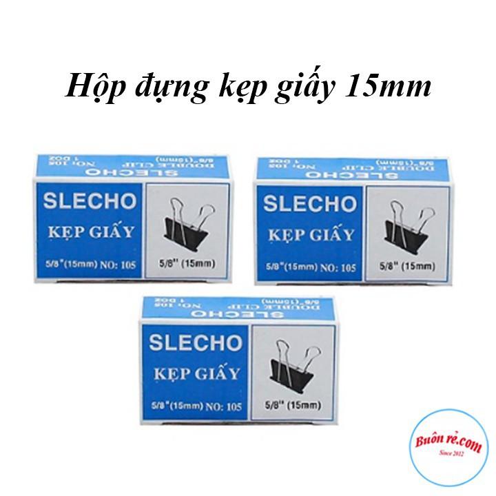 Sỉ 360 kẹp bướm, kẹp tài liệu giấy tờ 15mm -Buôn rẻ -00911