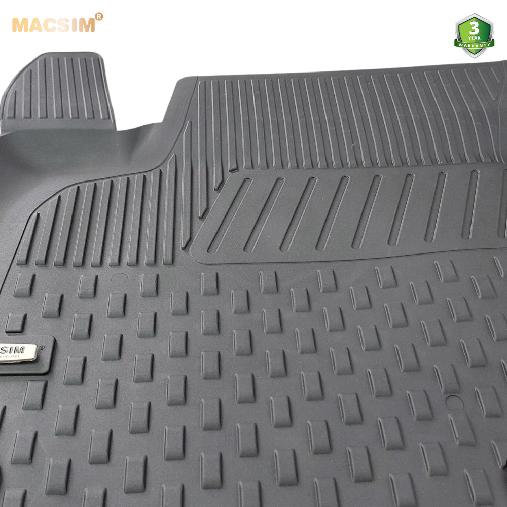 Thảm lót sàn ô tô nhựa TPE Silicon Audi A3 2021+ Black Nhãn hiệu Macsim