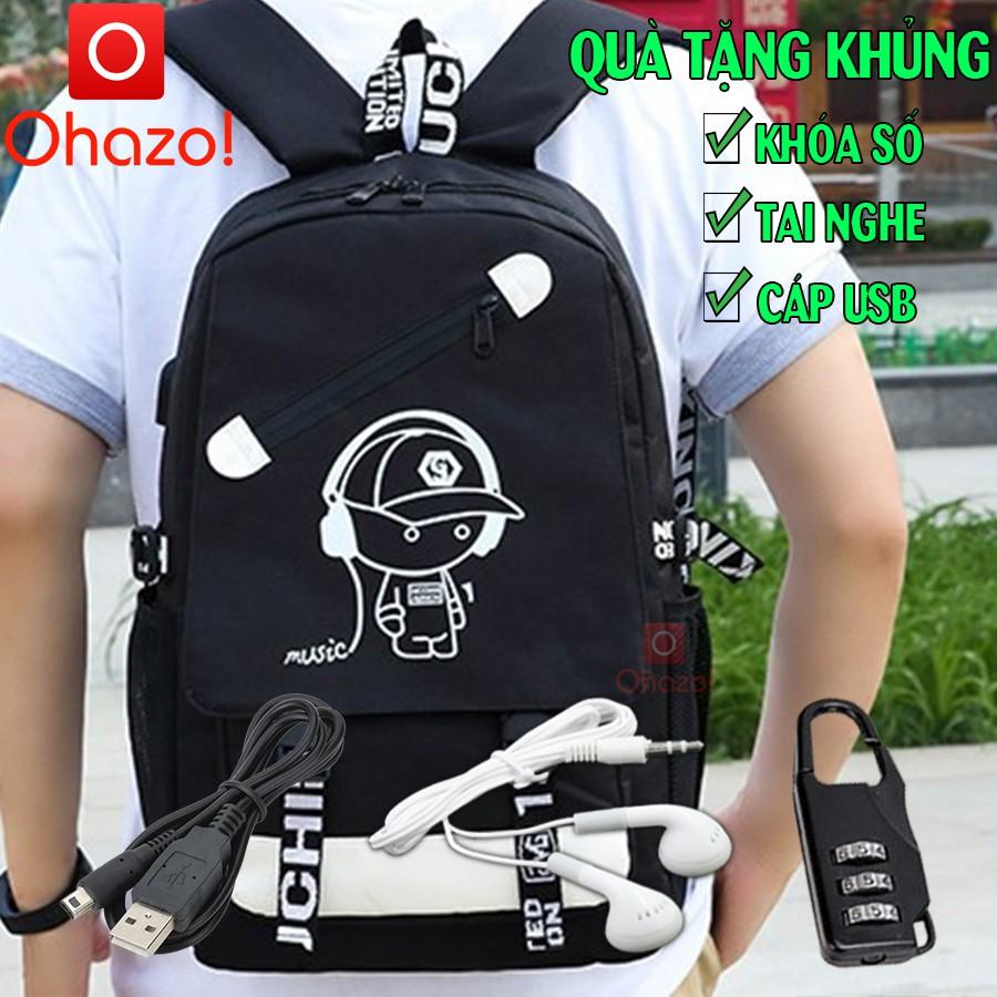 Balo nam nữ đi học thời trang phát sáng Ohazo! đẳng cấp TẶNG  - Cặp đi học HOT nhất 2021