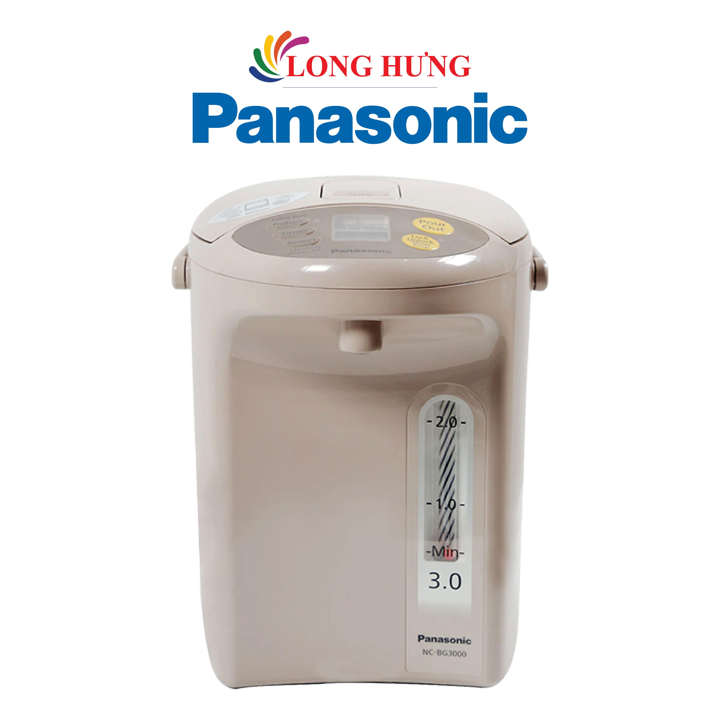 Bình thủy điện Panasonic 3.0 lít NC-BG3000CSY - Hàng chính hãng