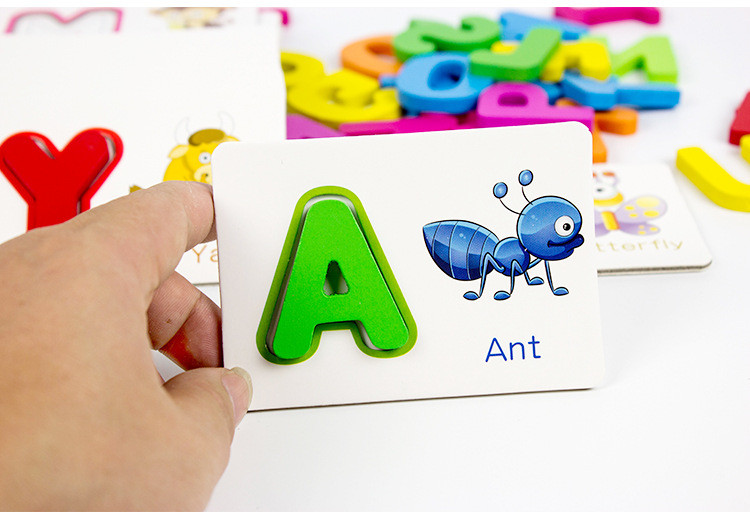 Đồ chơi ghép chữ English Letter Learning Card